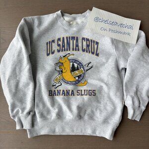 Vintage 90s University of California Santa Cruz Slugs Banana UC Santa Cruz Shirt